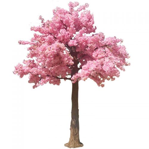 1M 2M 3M 4M 5M Large artificial sakura tree Silk flower leaf FiberGlass trunk artificial cherry blossom tree