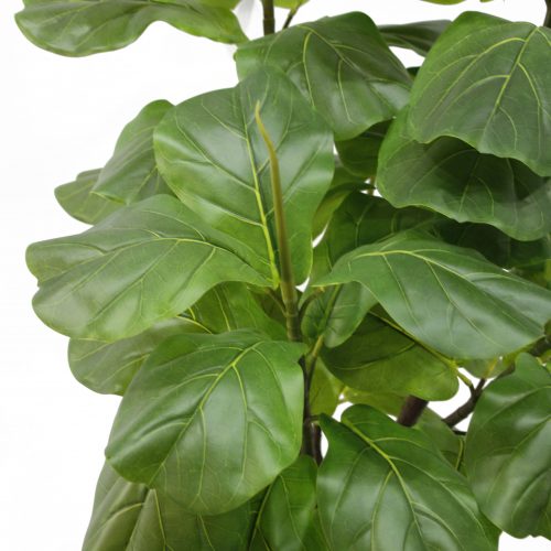 Artificial Plant Fiddle Leaf Fig Tree Ficus Lyrata Greenery Plant Banyan leaf tree for Indoor Outdoor home Modern Decoration