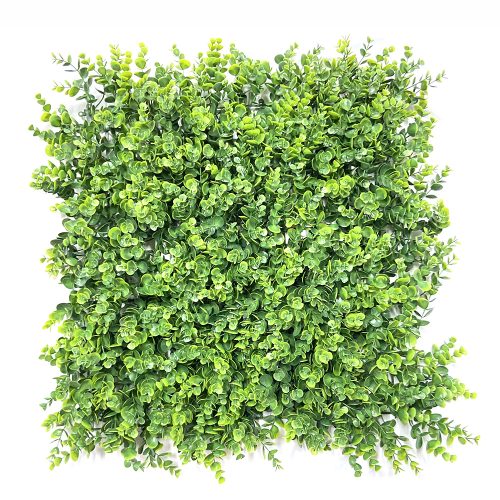 50*50cm eucalyptus leaves artificial plants wall grass for indoor outdoor Background Landscape wedding decor Fake Hedge Plant