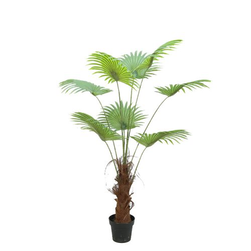 Artificial Fan Palm Tree For Office Indoor Home Decor Fake California Palm Plant