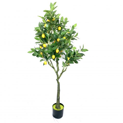 Artificial lemon tree for indoor home garden decor green plant tree