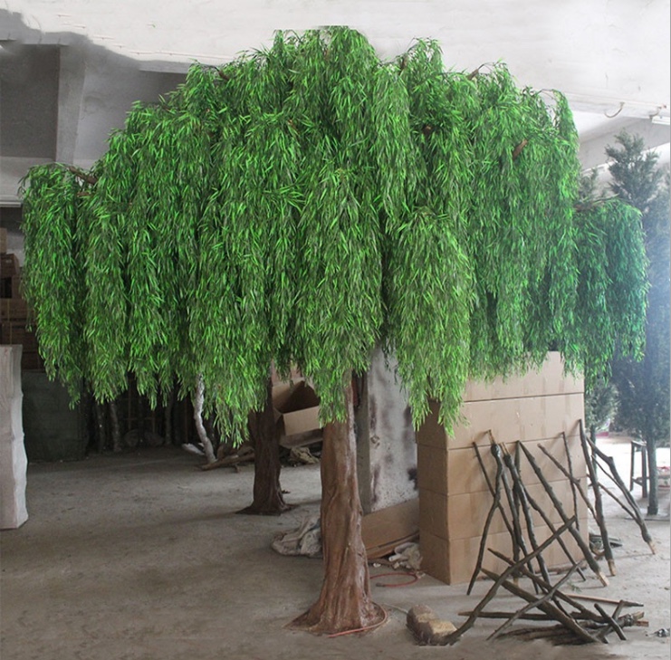 big artificial Willow tree