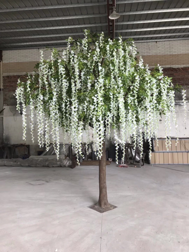 big artificial Willow tree