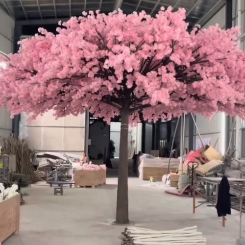 Custom Engineering Tree 5m Artificial Cherry Blossom Tree For Outdoor Indoor Decoration SENMASINE Factory