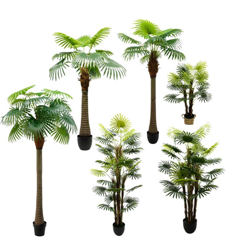 artificial fan palm