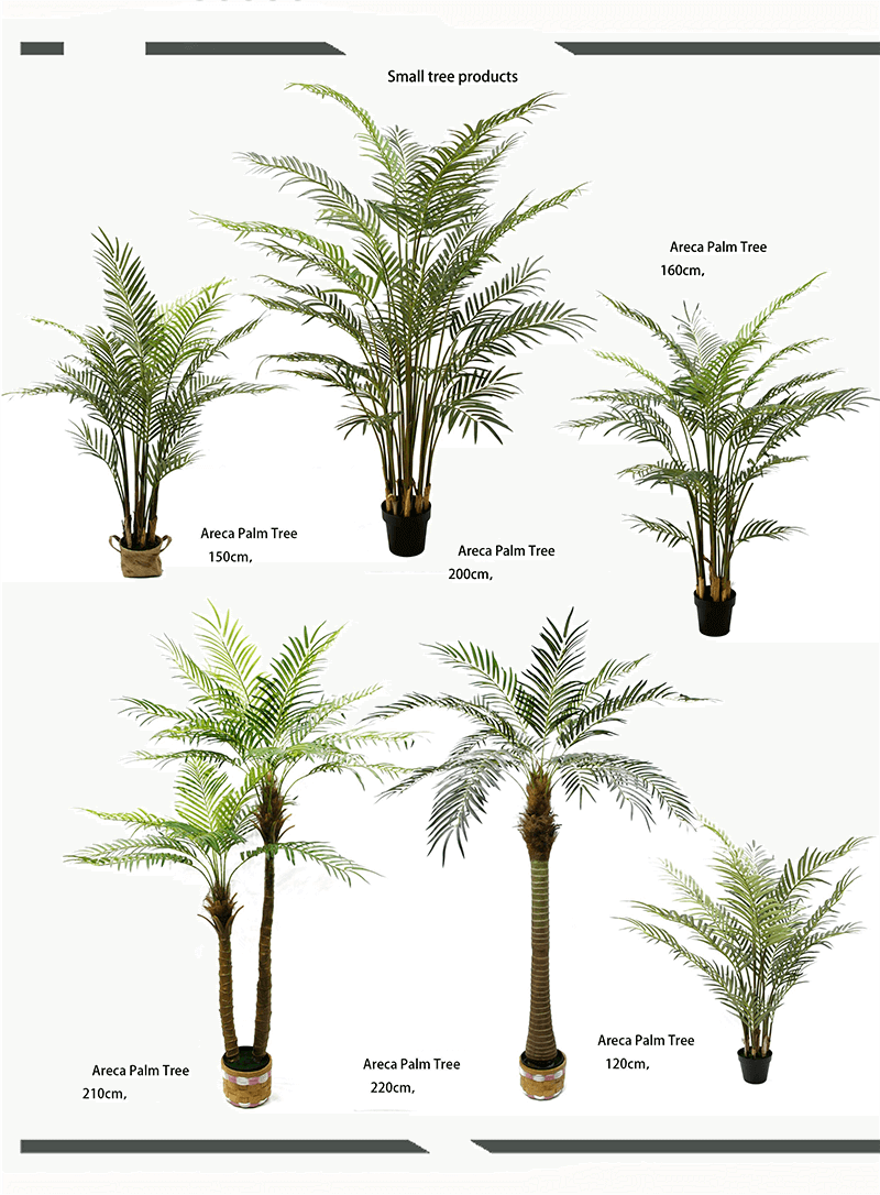 artificial palm trees