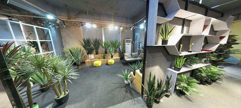 28-Display Of Artificial Aloe & Sisal & Cycas & Artificial Dragon Plant