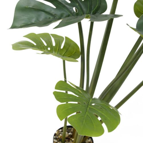 110cm 11 leaves Artificial Plants Faux Monstera Tree