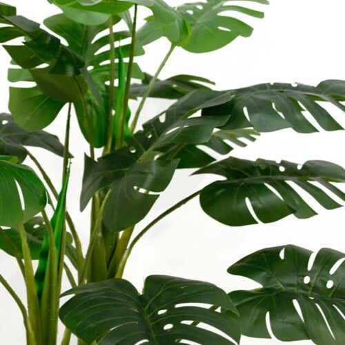 120cm 17 leaves Artificial Plants Monstera Deliciosa Tree