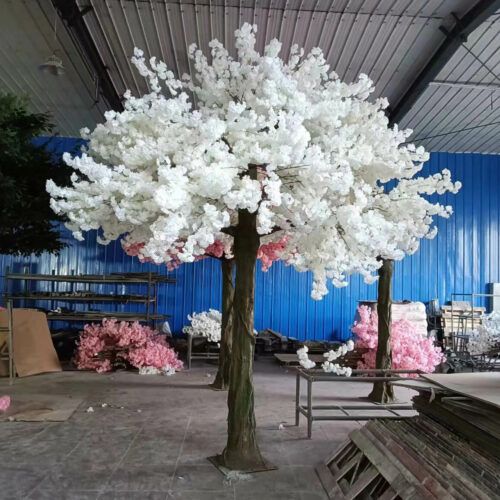 Custom 3.8m Artificial White Cherry Blossom Tree