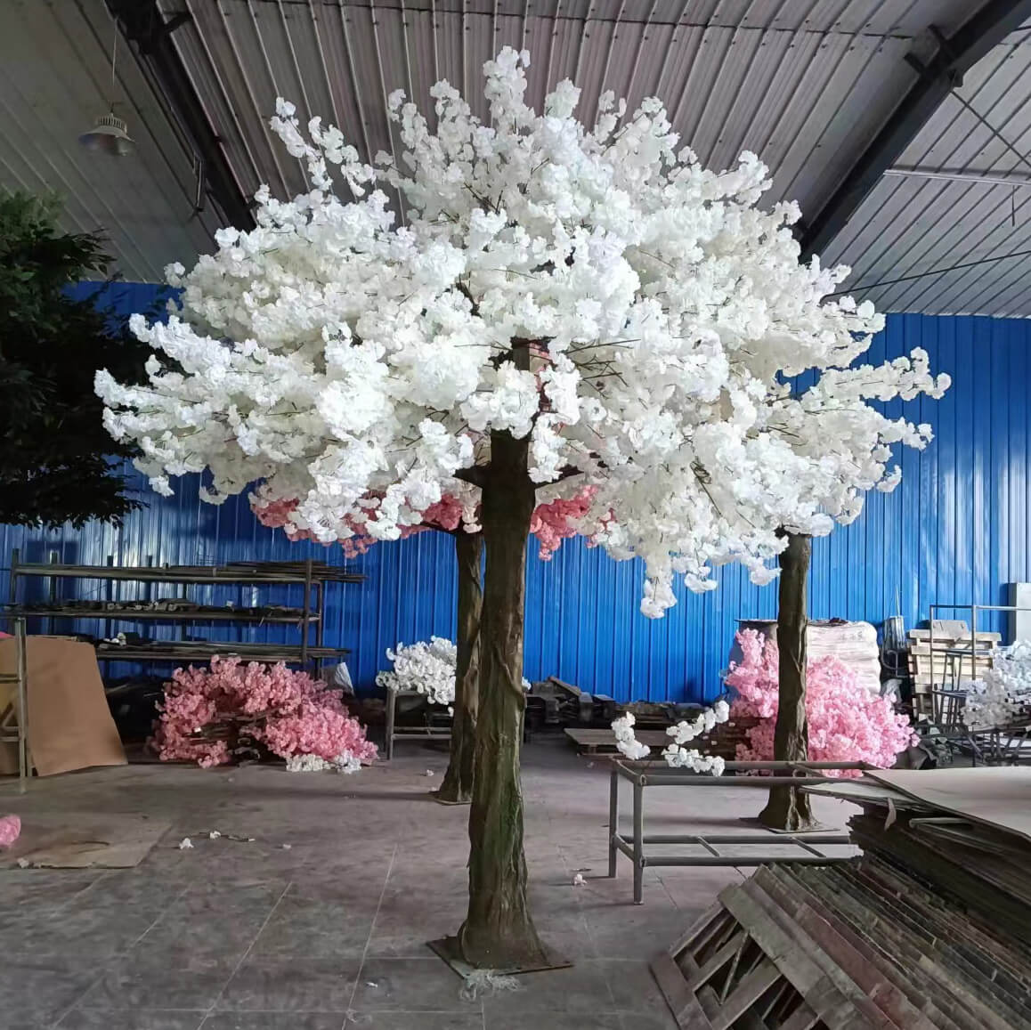 Artificial White Cherry Blossom Tree