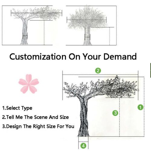 Custom 3M Large Fake Cherry Blossom Tree