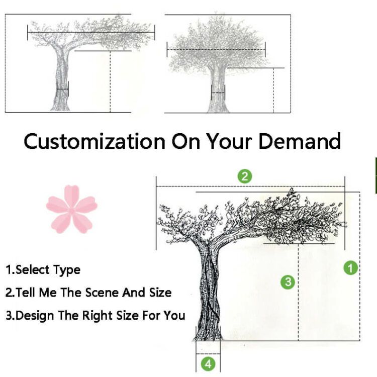 artificial cherry blossoms tree