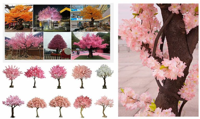 artificial cherry blossom tree