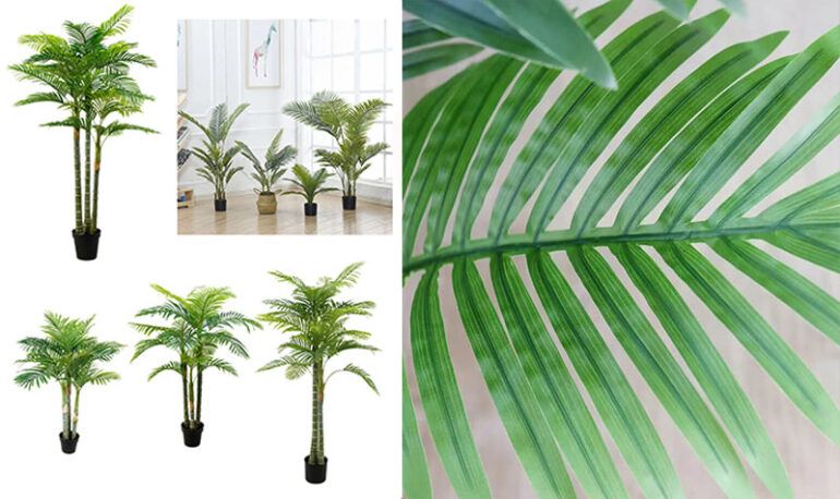 artificial palm trees