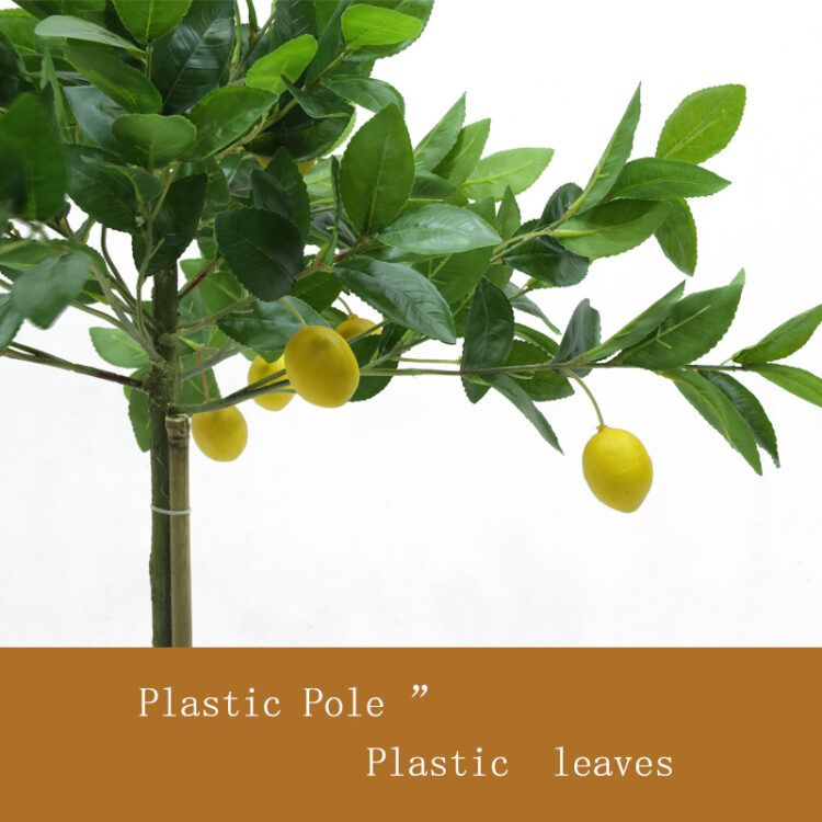 120cm Lemon Tree Artificial Plants - 图片 2