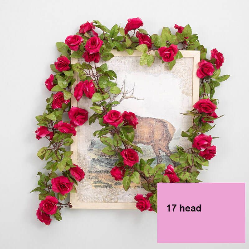 17 head artificial rose garlands
