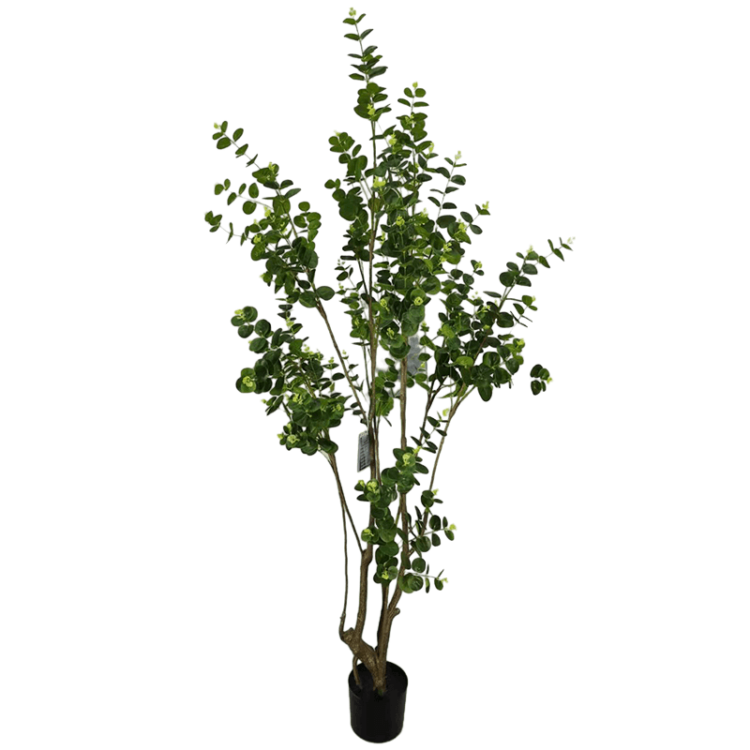 Green leaves Artificial Eucalyptus Tree - 图片 2