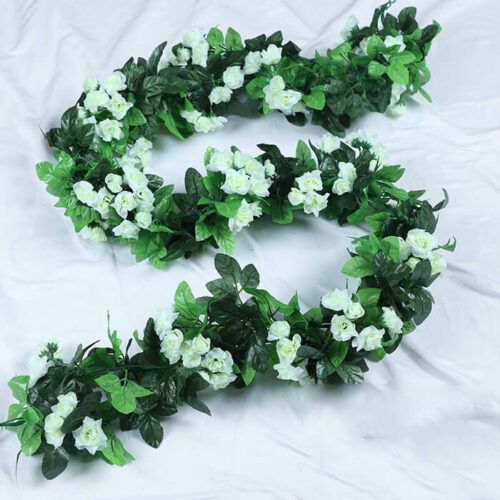 33 Head Silk Rose Garlands Artificial Flower Vines