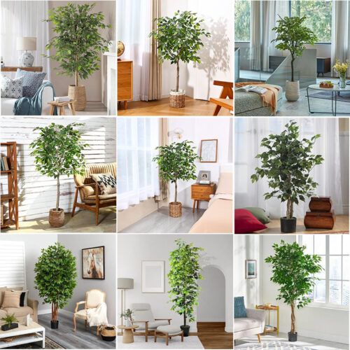 7 Ft Artificial Ficus Tree