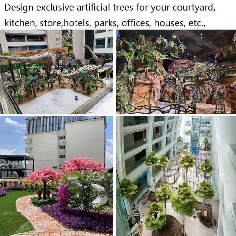 5.5m Custom Landscape Large Artificial Maple Tree - 图片 3
