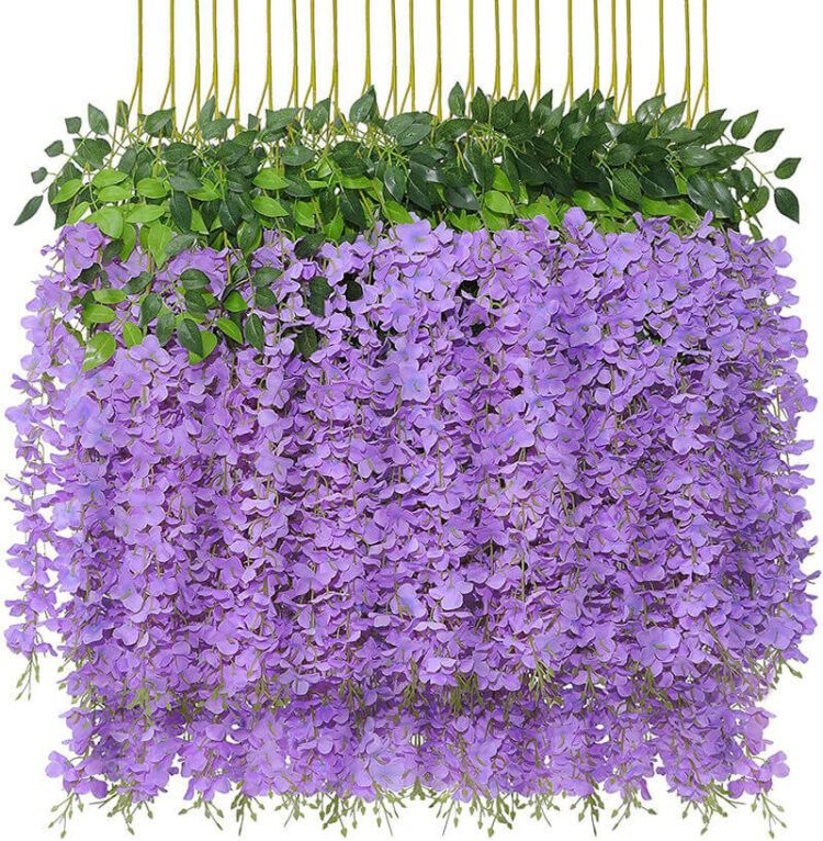 Artificial Flowers Wisteria