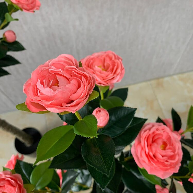 90cm 120cm 150cm 180cm Red Artificial Rose Trees - 图片 2