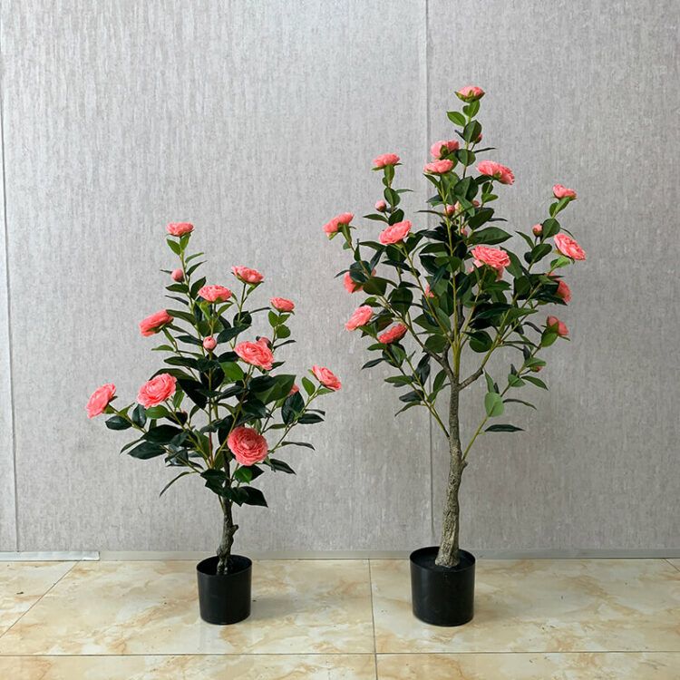 90cm 120cm 150cm 180cm Red Artificial Rose Trees - 图片 4
