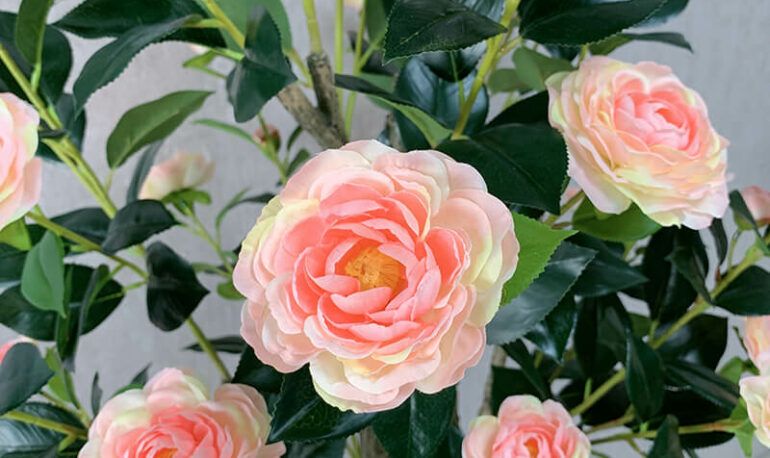 purple artificial Rose Tree