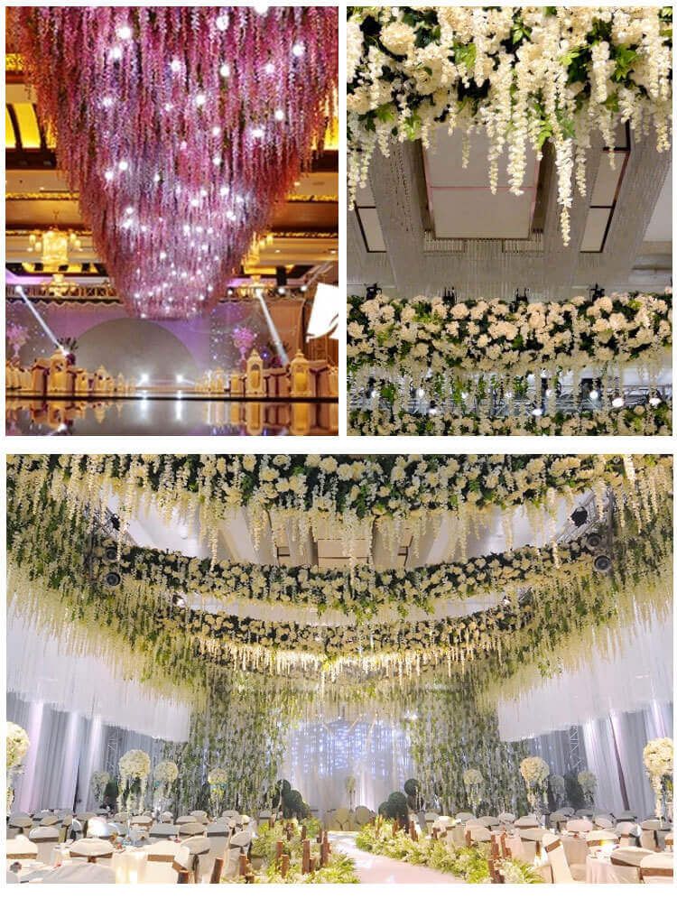 artificial wisteria decoration