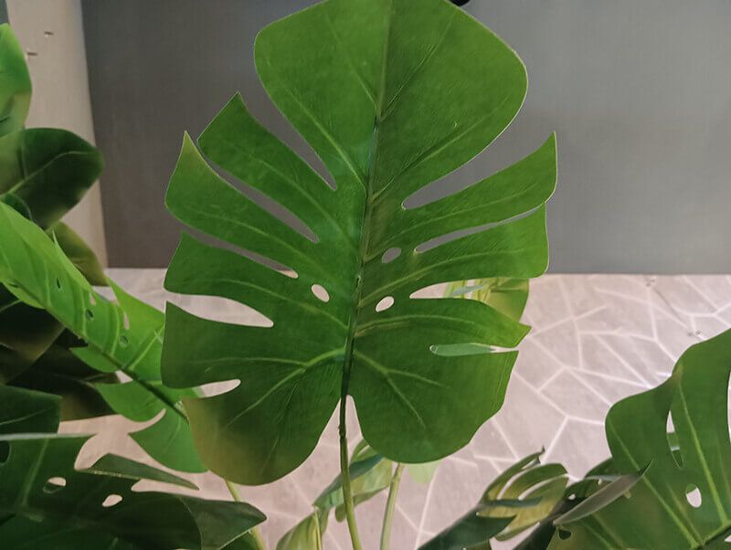 artificial monstera plant