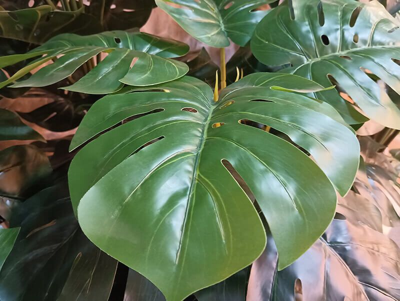 artificial monstera plant