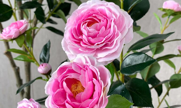 purple artificial Rose Tree