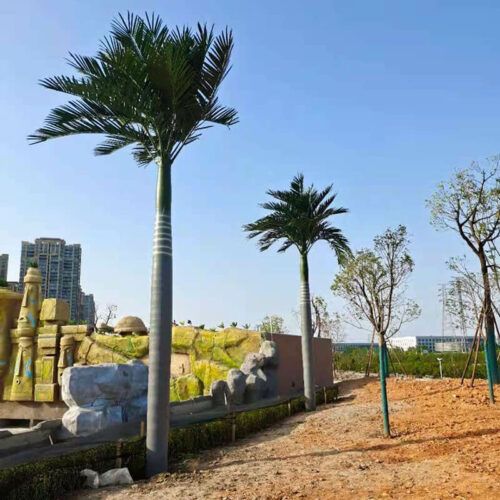 Customized 8m Artificial Big King Coconut Trees Landscape Large Tree High Simulation Plant