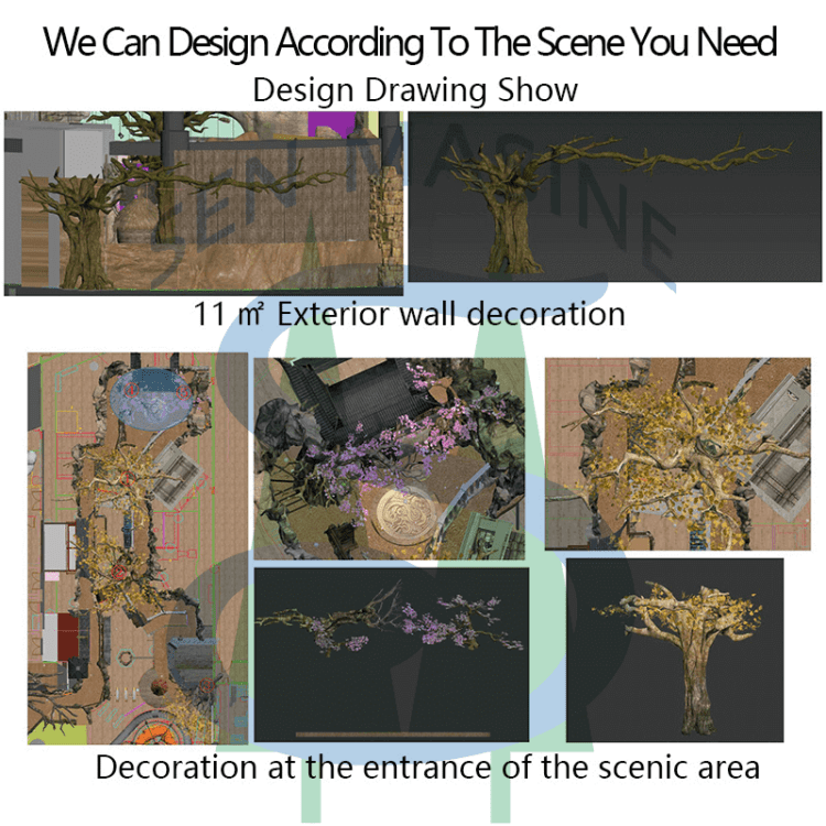 3M Artificial Coconut Trees High Simulation Landscape Plants - 图片 2
