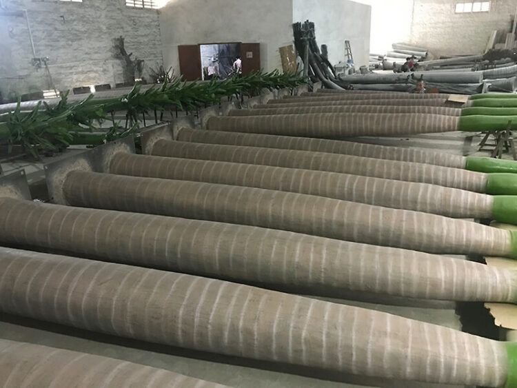 Customized 4m Artificial King Coconut Tree High Simulation Outdoor Landscape Plants - 图片 2