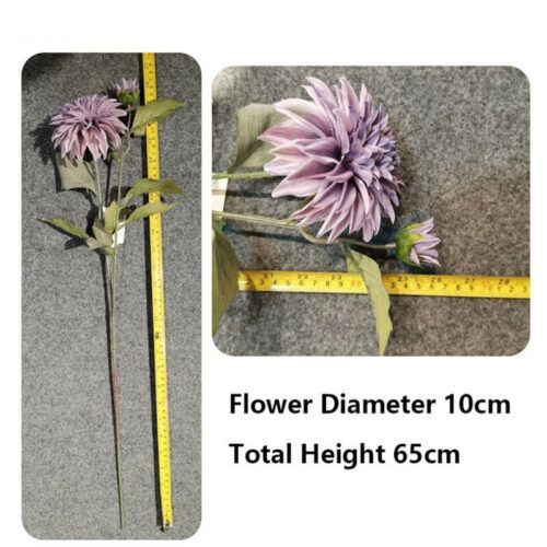 Artificial Flowers Dahlia HR8004 Autumn Color 65cm Silk Dahlia