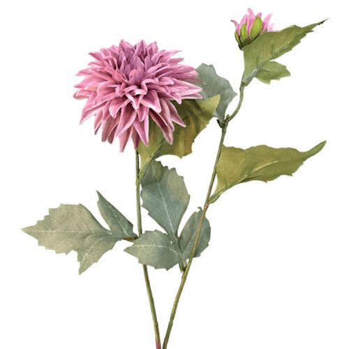 Artificial Flowers Dahlia HR8004 Autumn Color 65cm Silk Dahlia