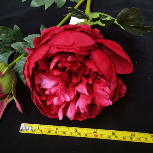 HR7132 Artificial Flower Peony 77cm Real Touch 2 Head Fake Peonies