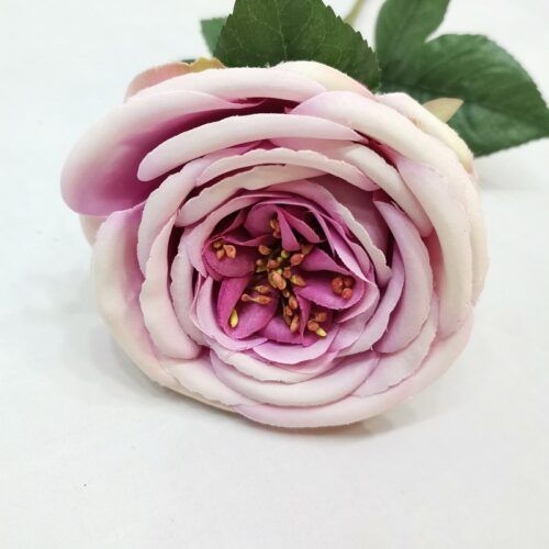 HR7156 Fake Rose Artificial Single Flowers Real Touch Silk Tea Roses