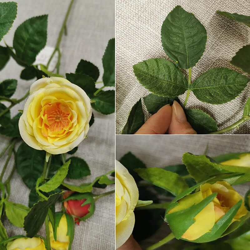 Artificial Silk Roses Flowers
