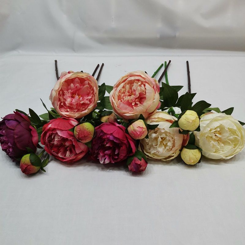 Faux Flowers Peony