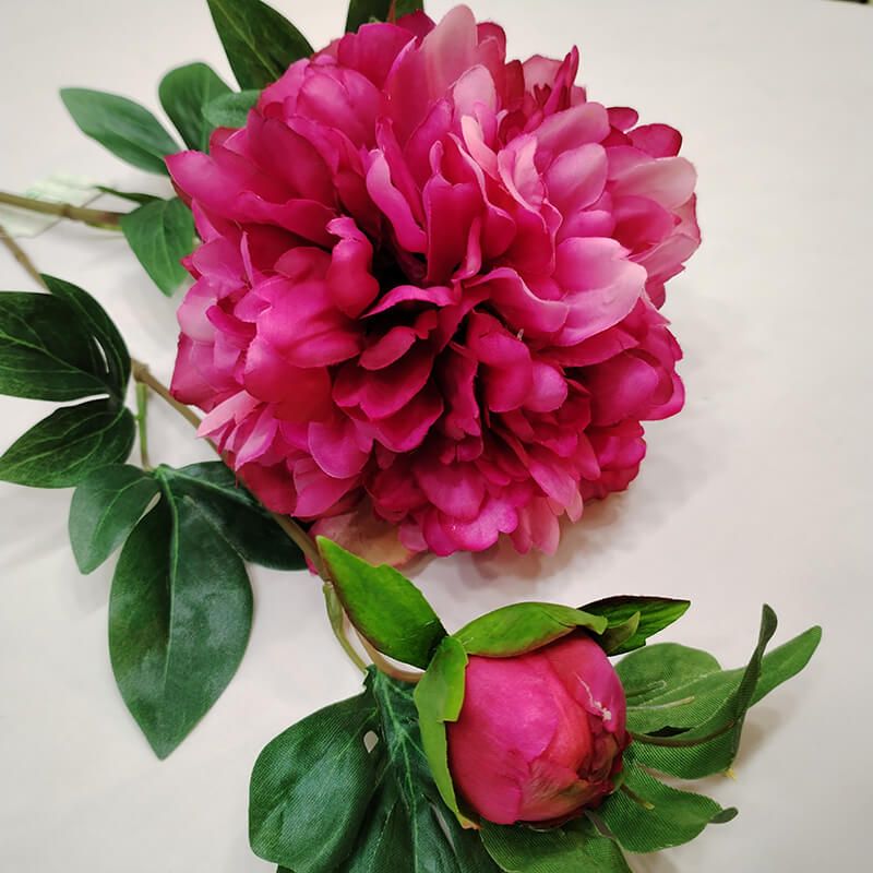 Faux Peony Flower