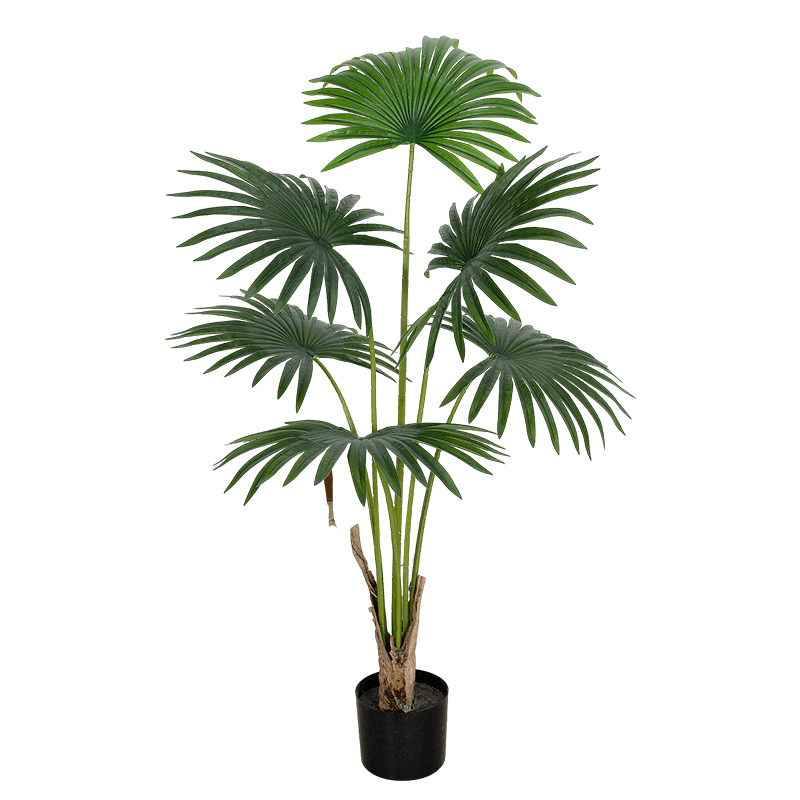 artificial fan palm tree
