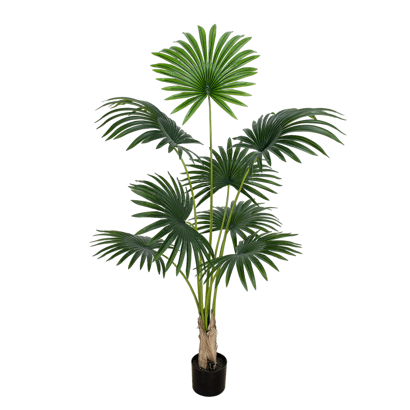 artificial fan palm tree