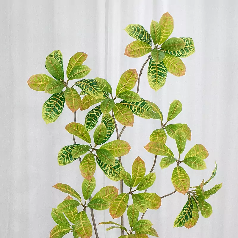 Faux Croton Plant