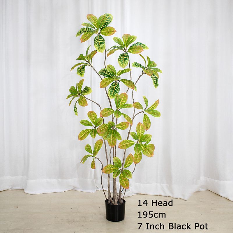 Artificial Croton Plant