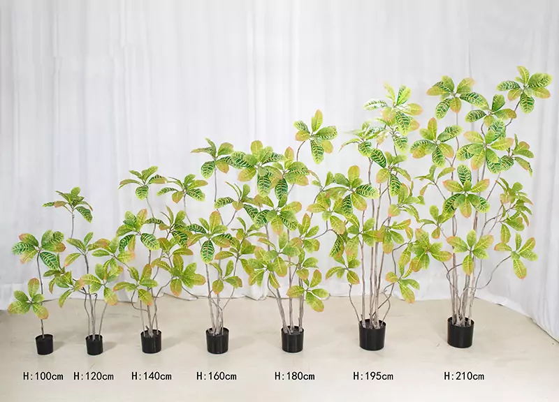 Artificial Croton Plant