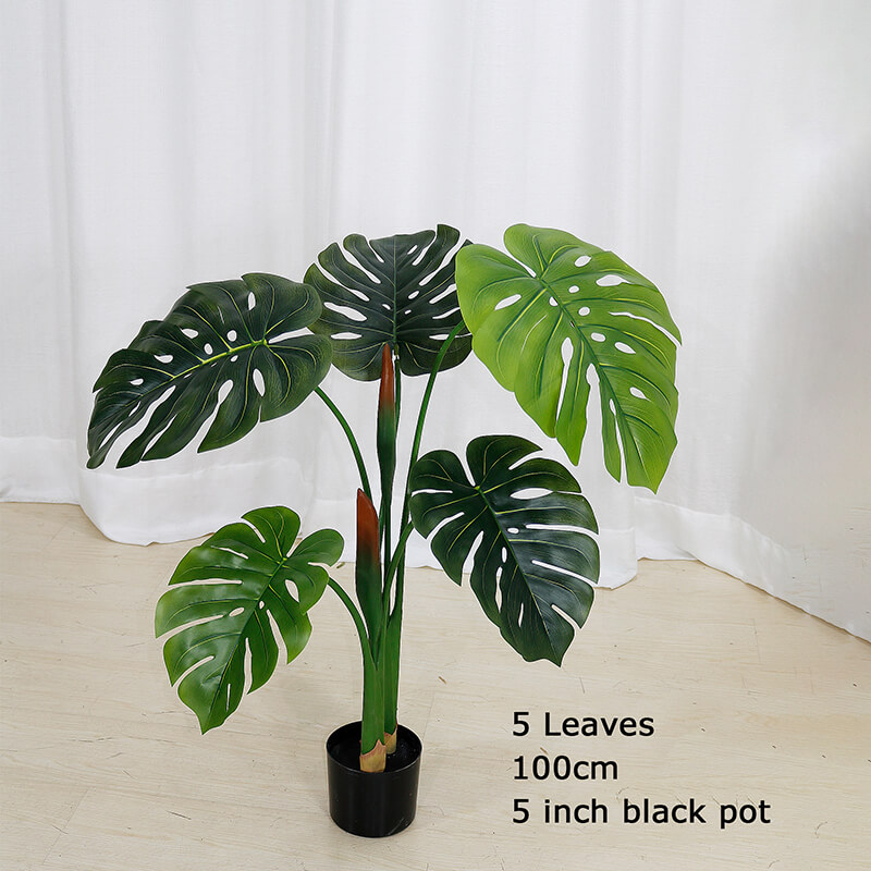 artificial monstera plant