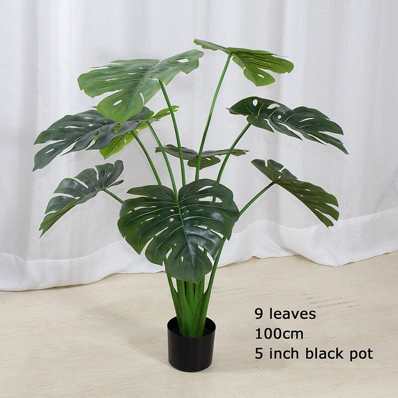 artificial monstera plant